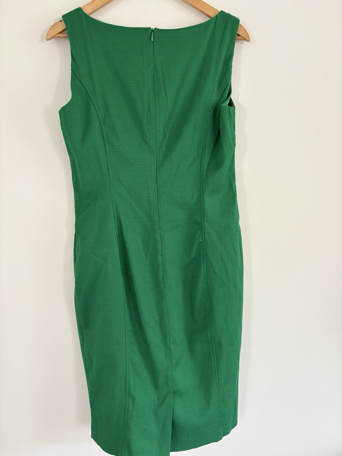 Review Size 12 Womens Deep Green Sweetheart Neckline Pencil Dress