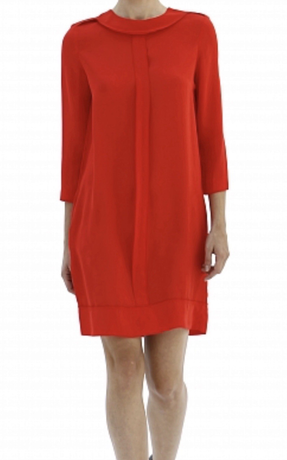 VICTORIA BECKHAM 2012 Collection BEAUTIFUL Silk Shift Dress With Pockets UK 14