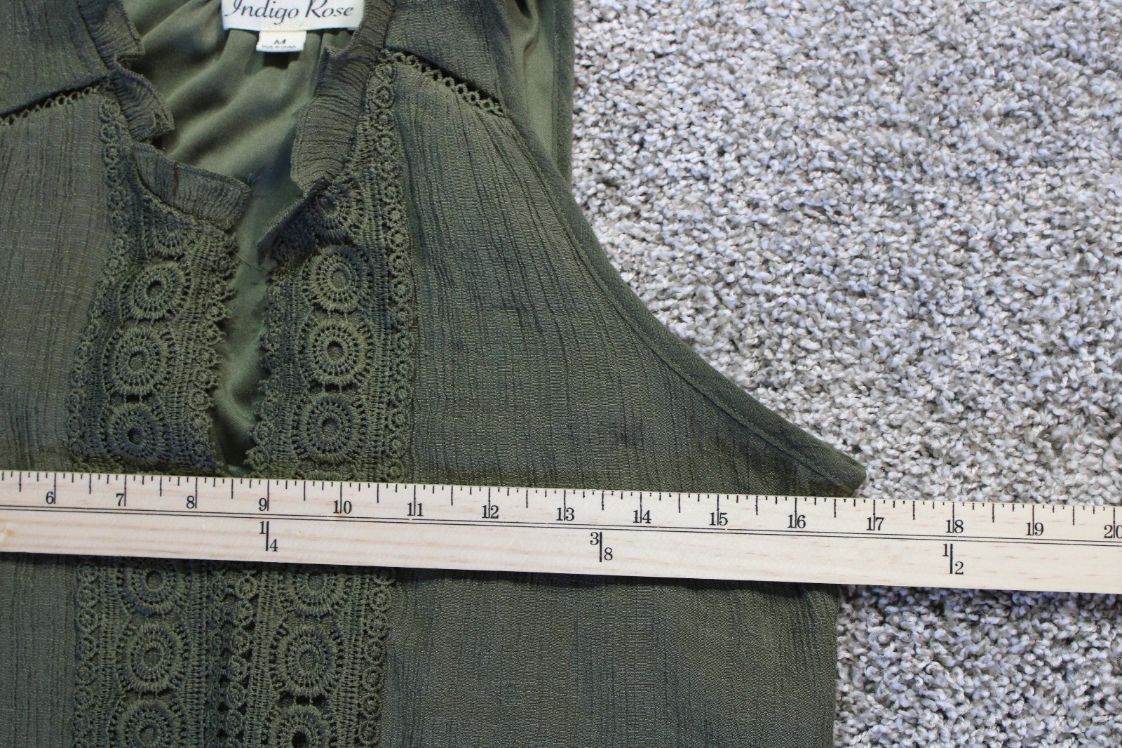 Indigo Rose Dress Medium Green