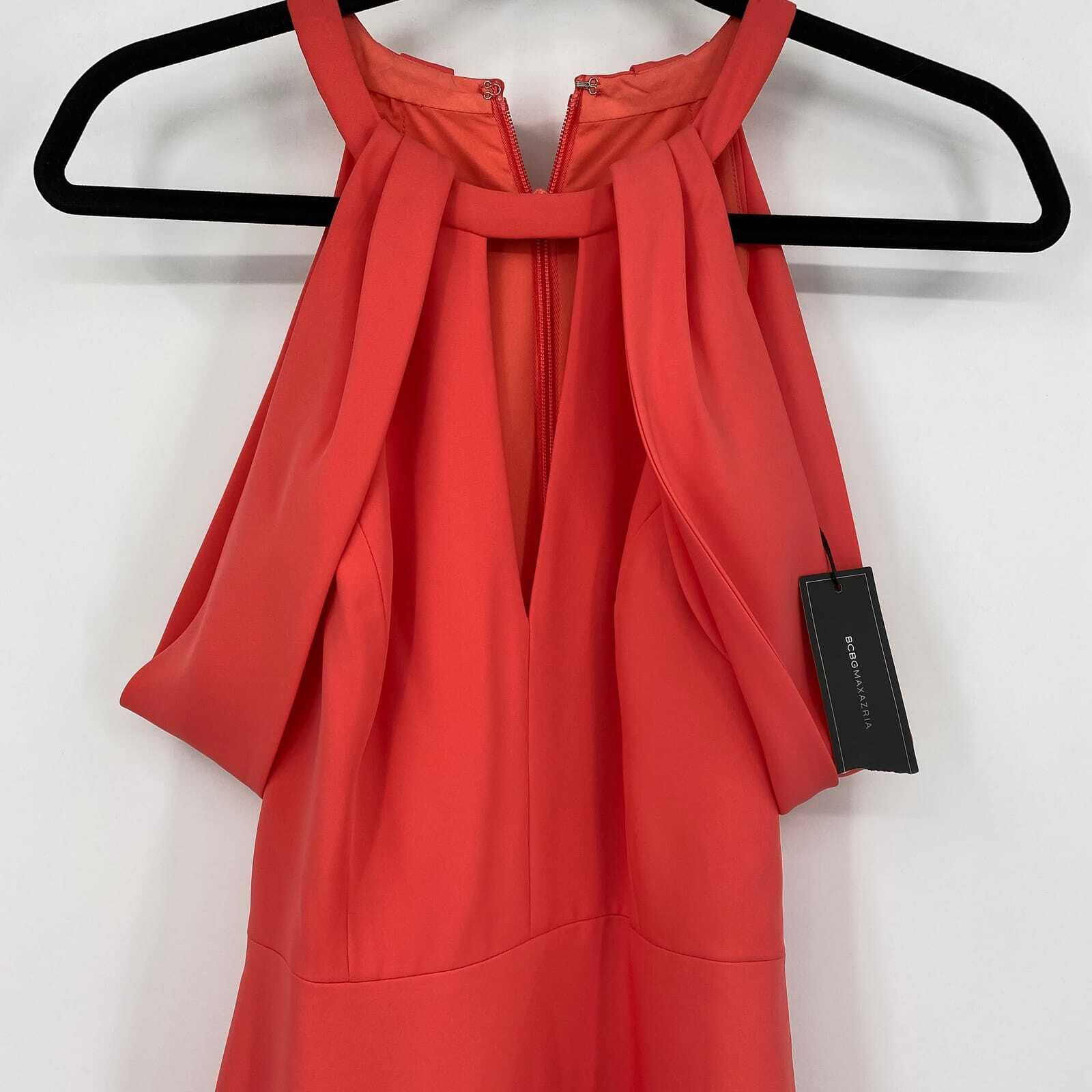 BCBGMaxAzria Pink Sleeveless Halter Mini Dress | Perfect for Any Occasion