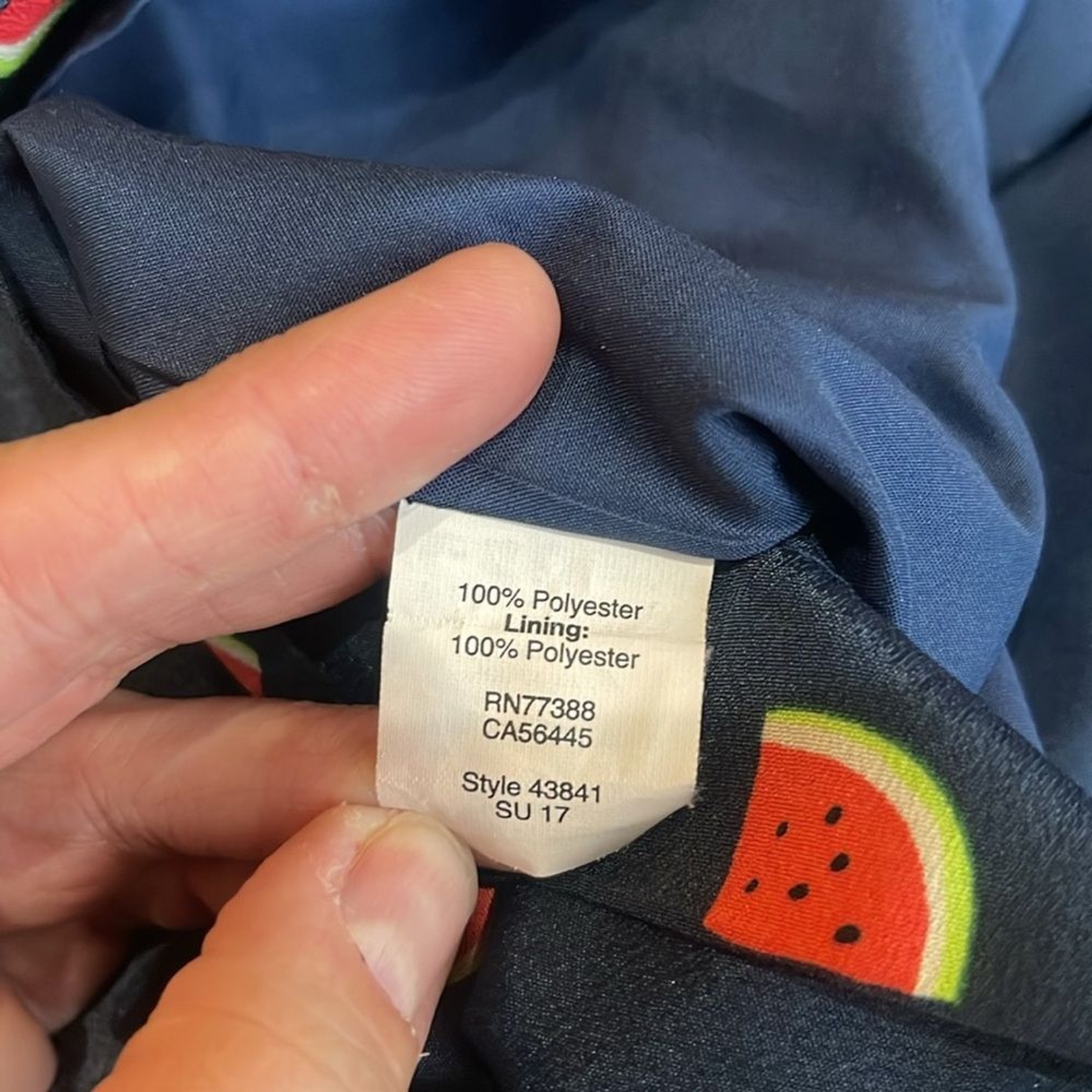 J.Crew Factory printed watermelon cami dress size 00 br br See picture for tear