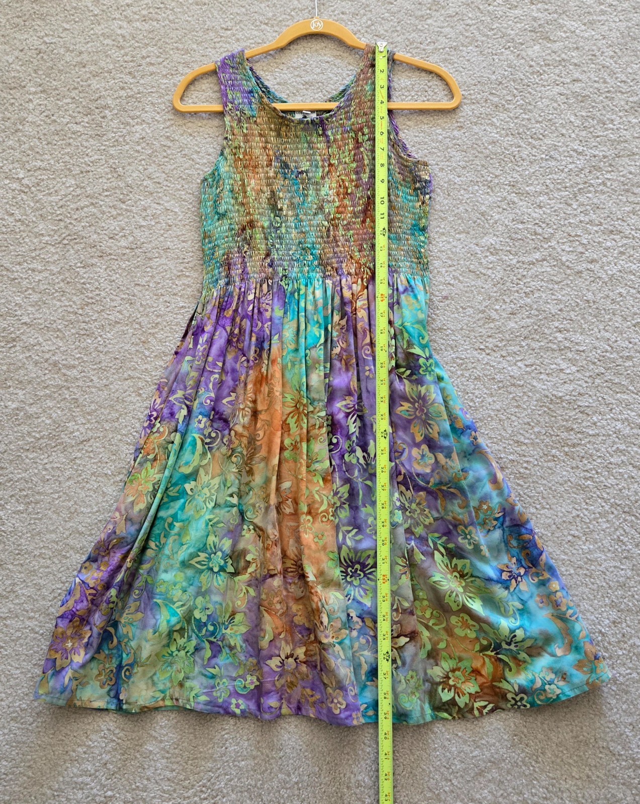 LOST RIVER CLOTHING CO WOMENS MIDI FLORAL SUNDRESS in SIZE SMALL-GREAT DRESS!!