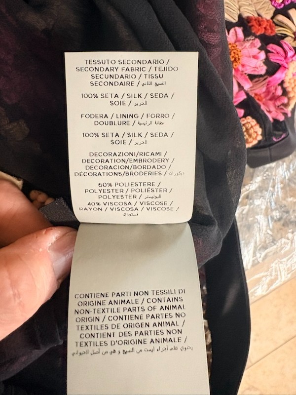 Tom Ford Silk Mesh Sheer Floral Appliqué Mini Dress IT 38 Leather Italy Couture