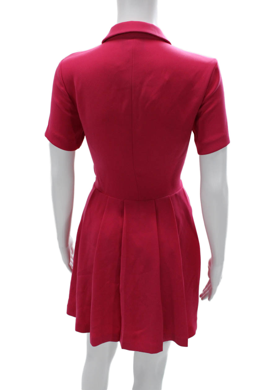 Opening Ceremony Women Fit & Flare Shirt Dress Red Size 2