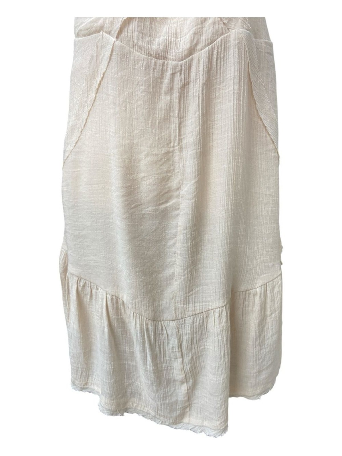 Wishlist Cream Spaghetti Strap Layered Mini Dress Size Small
