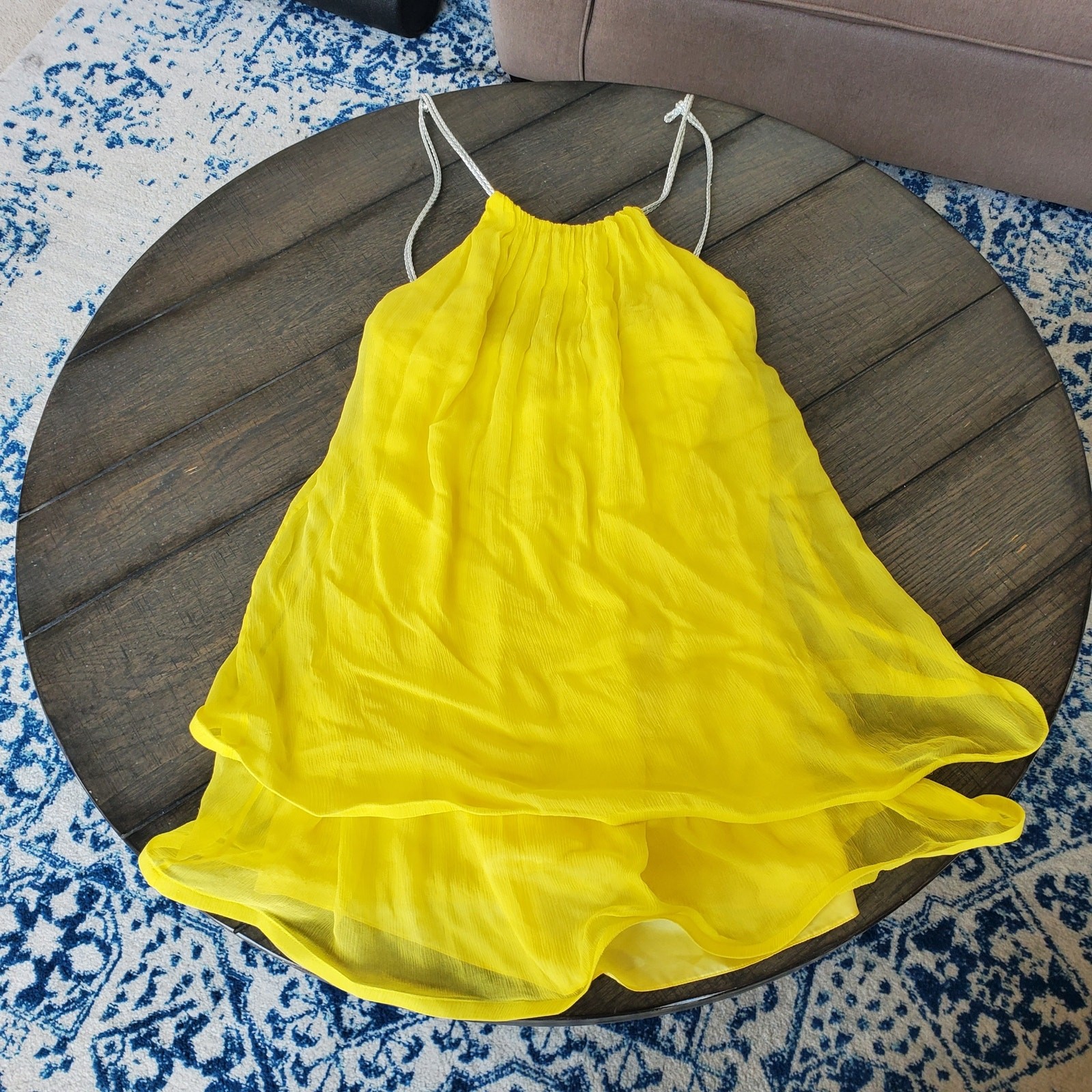 Jay Godfrey Open Back Halter Trapeze Style Dress Size 6