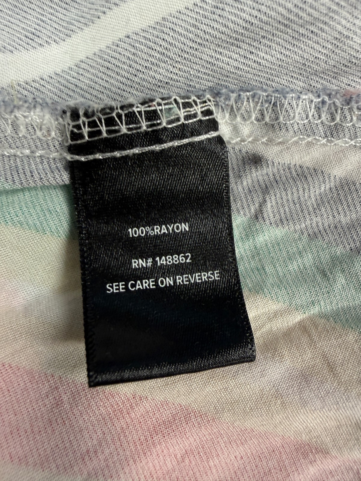Torrid Plus Size 1 Multi Stripe Challis Midi Dress NO TIE 1X Tank Top
