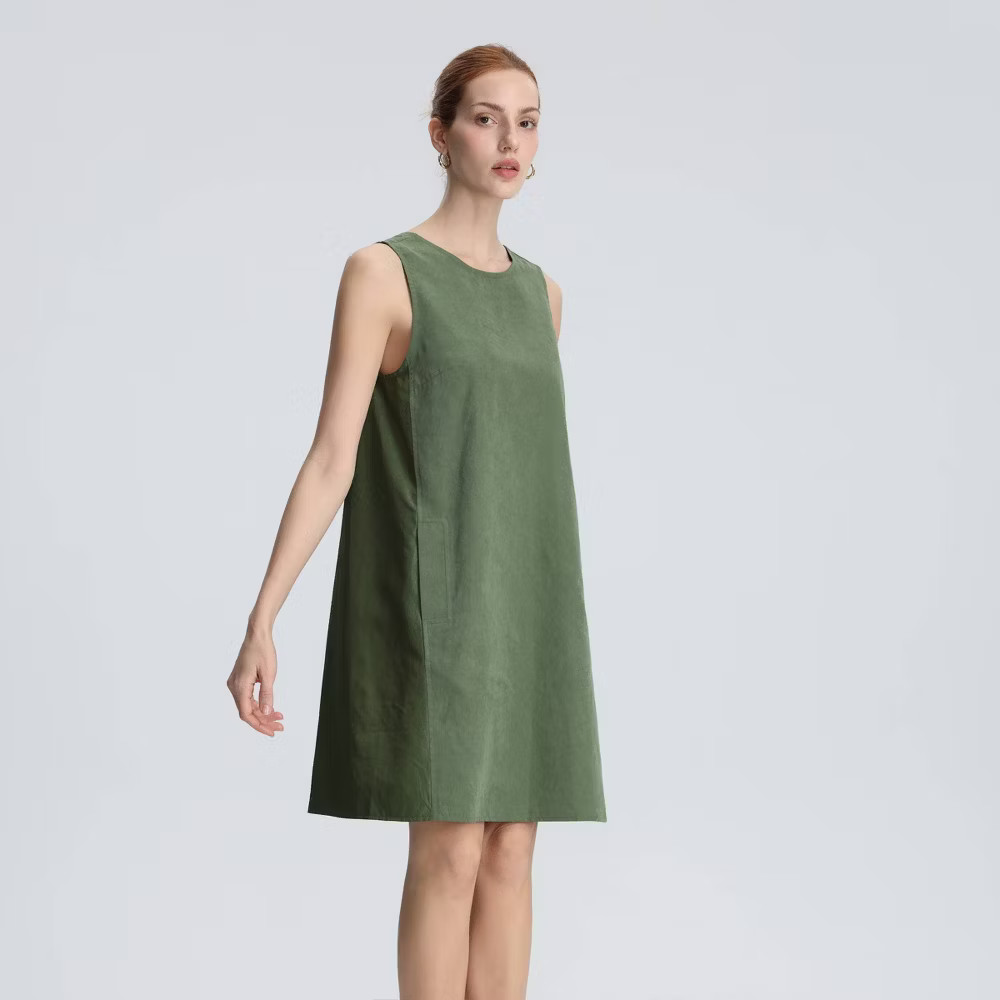 Women Mini Swing Dress – A New Day Fern Green M
