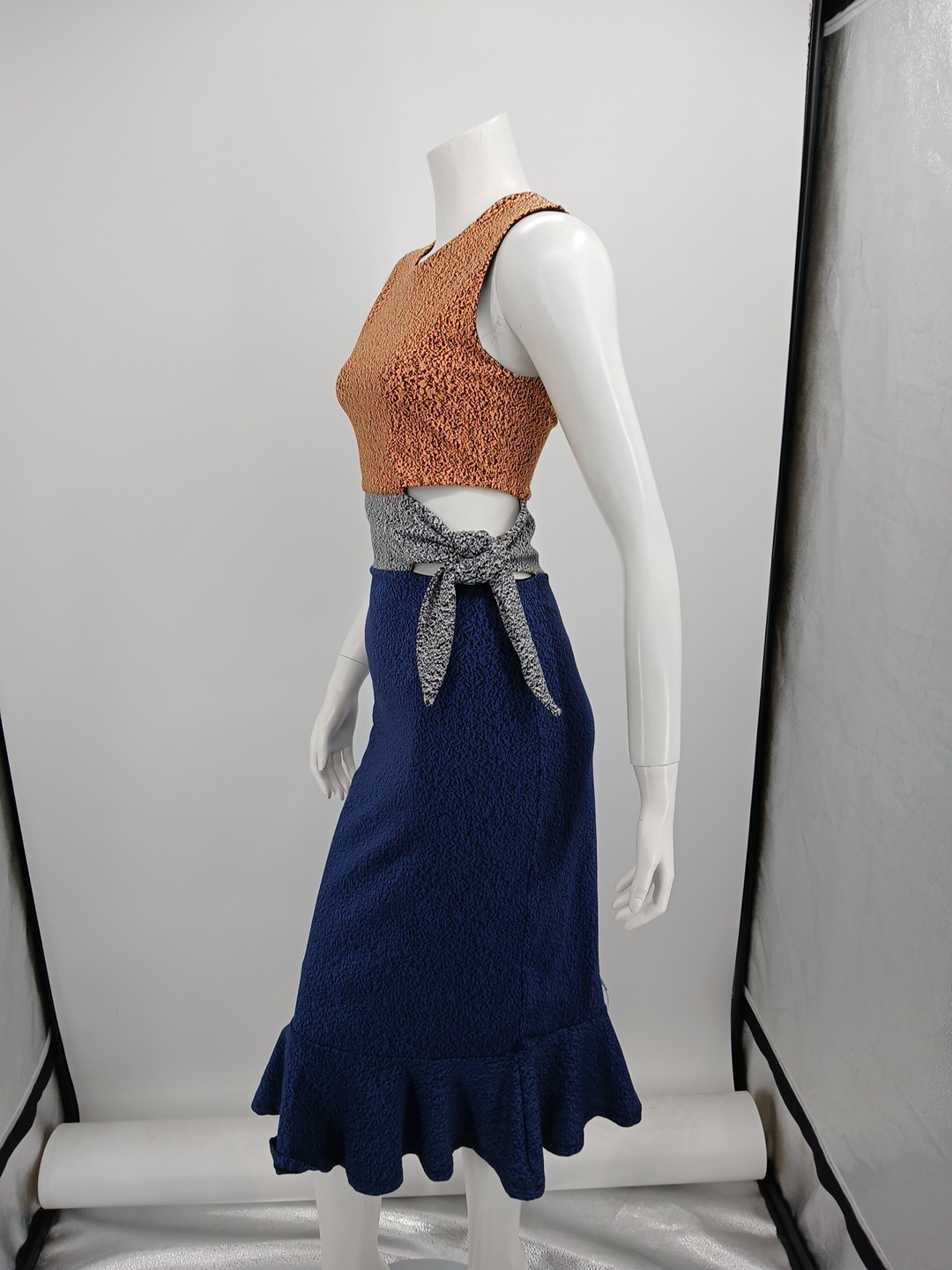 Opening Ceremony Midi Dress Size M Colorblock Y2K Summer Party