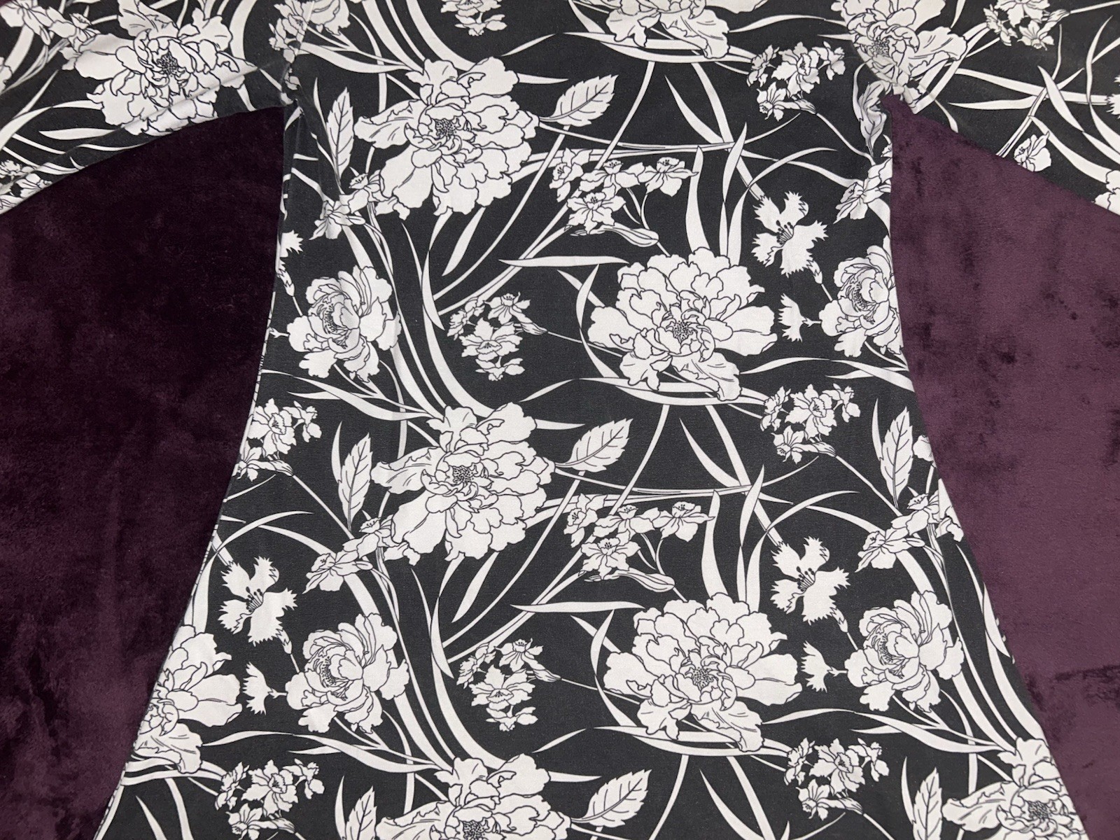 VTG Early 2000’s Bryn Walker Long Sleeve Long Floral Dress-Excellent-M-Unworn