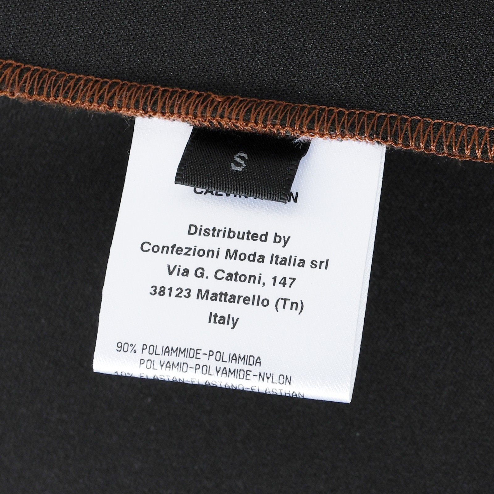 Calvin Klein Collection Brown Cross Strap Open Back Midi Sheath Apron Dress S