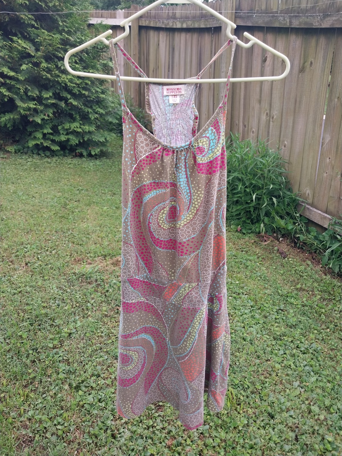 Mossimo Supply Co Colorful Spagetti Strap Sun Dress Women’s XS