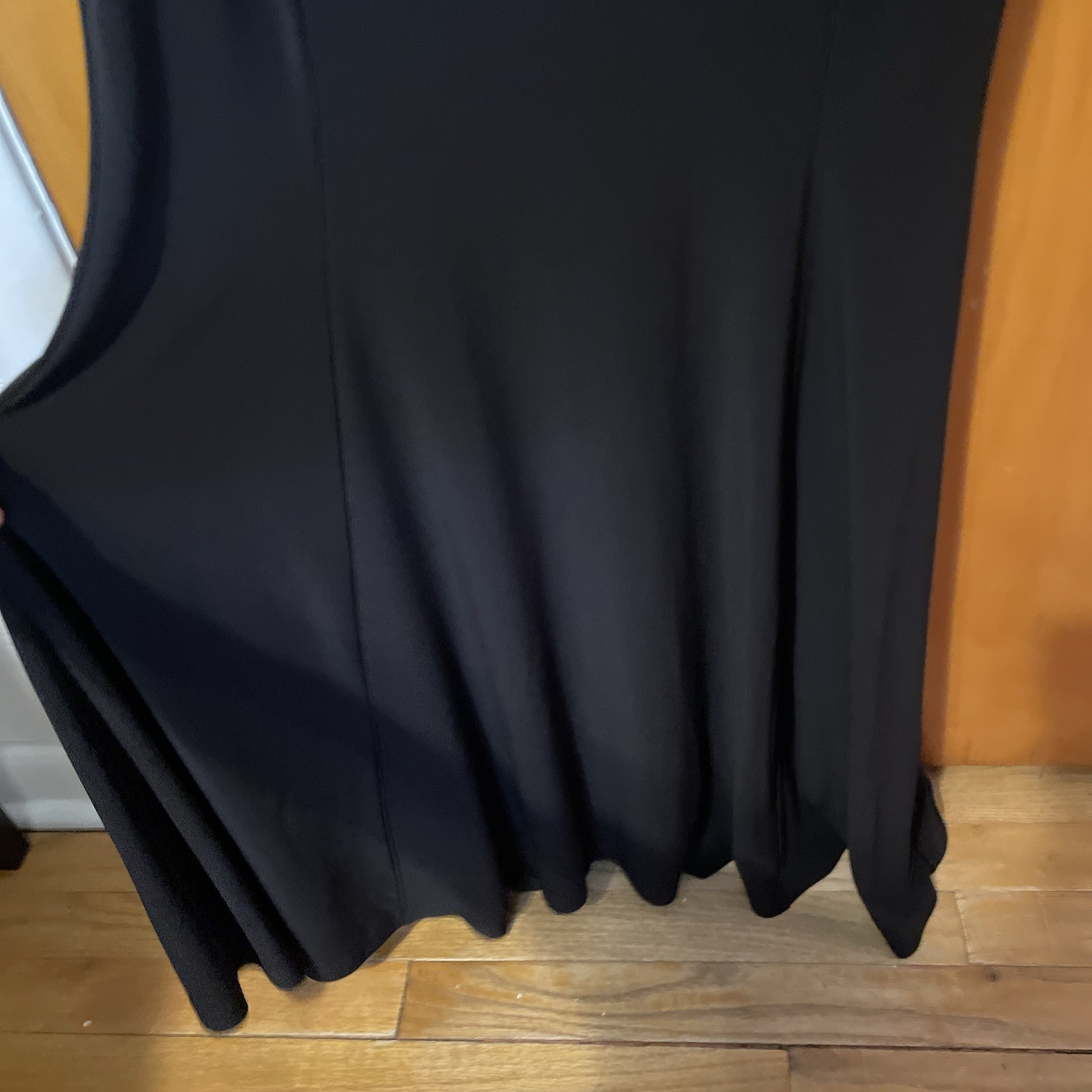 Norma Kamali Black Off The Shoulder Fish Tail Gown Women’s Size EU 40/L