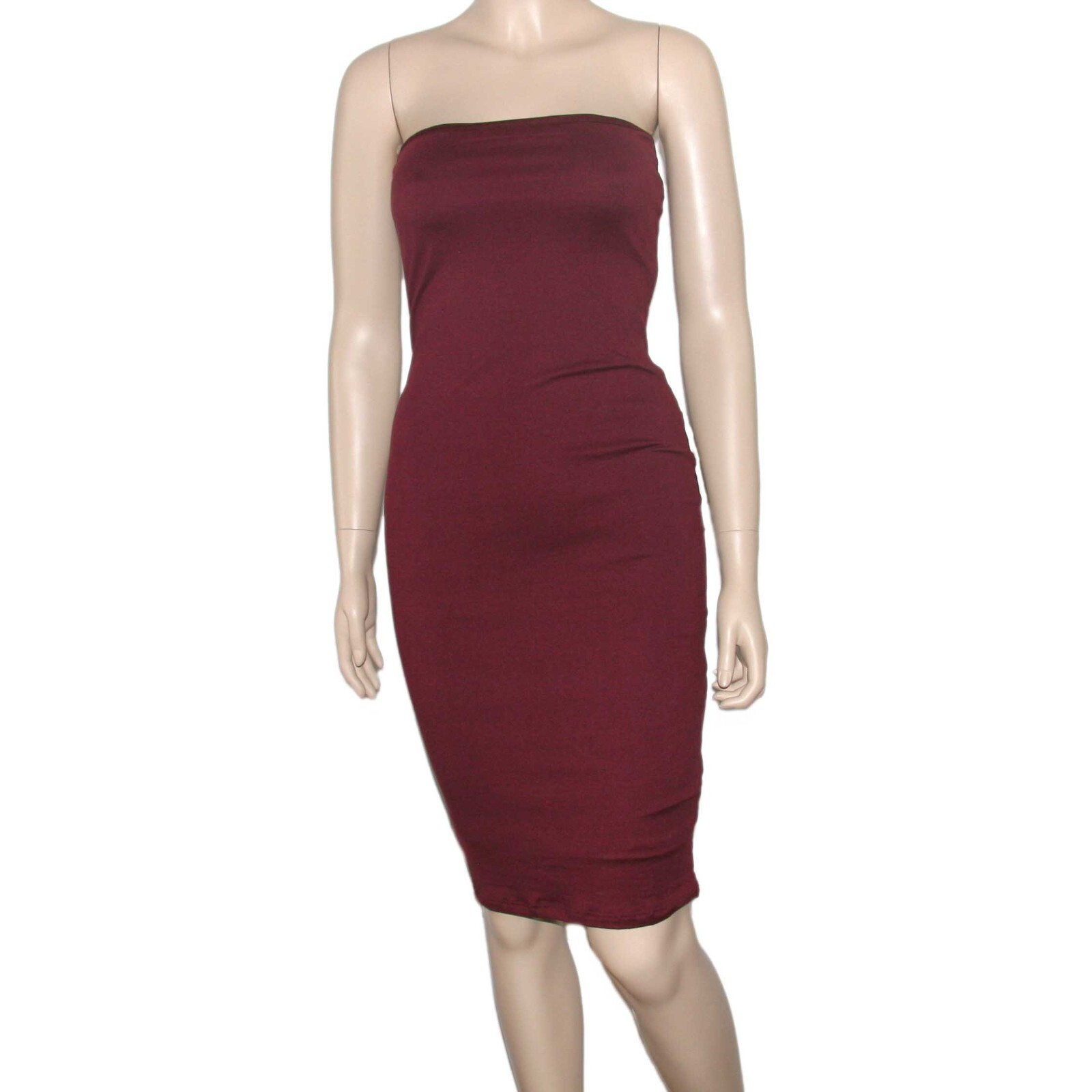 Akira Women’s Strapless Dress lined faux suede