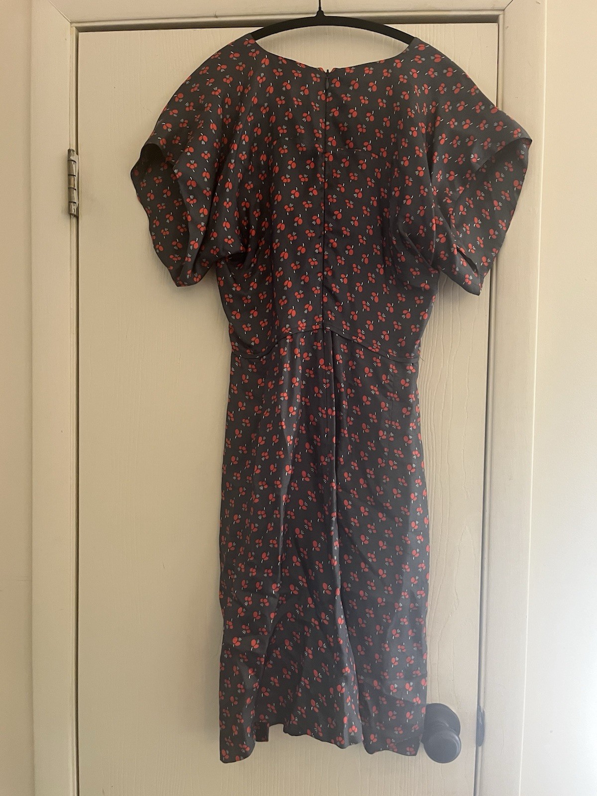 A Détacher Novelty Cherry Print Gallery Girl Artsy Art Deco Fairy Kimono Dress 4