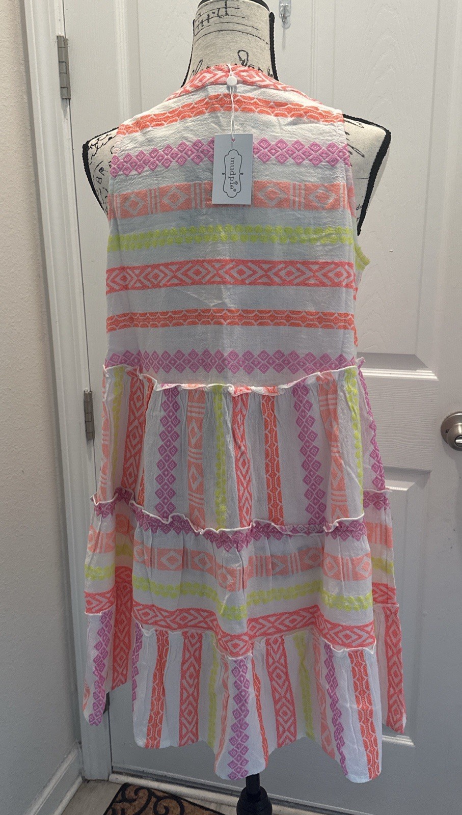 Mud Pie Multicolor Dress Size Small NWT