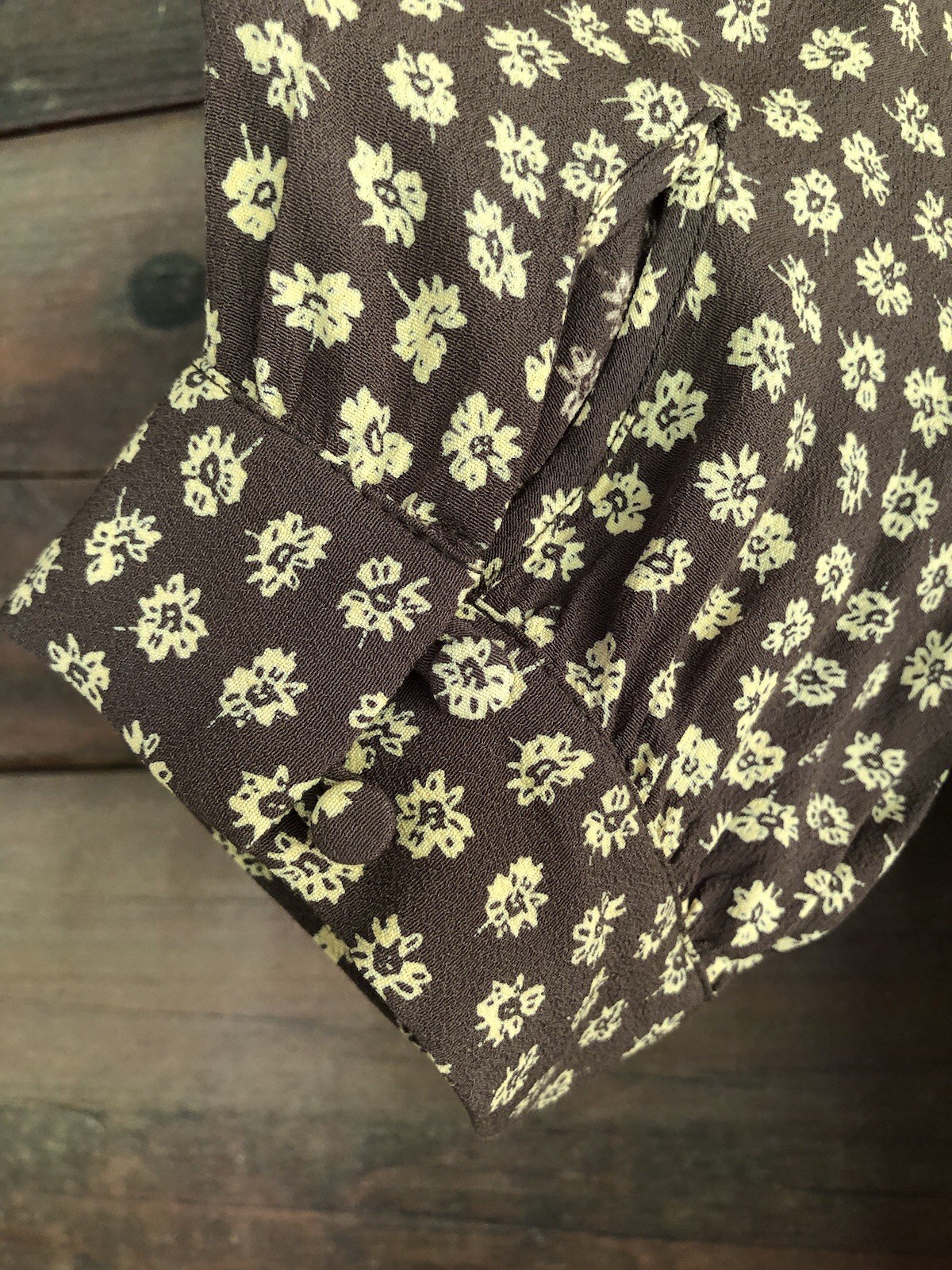 Madewell Button-Cuff Midi Dress in Woodcut Flowers Size 4