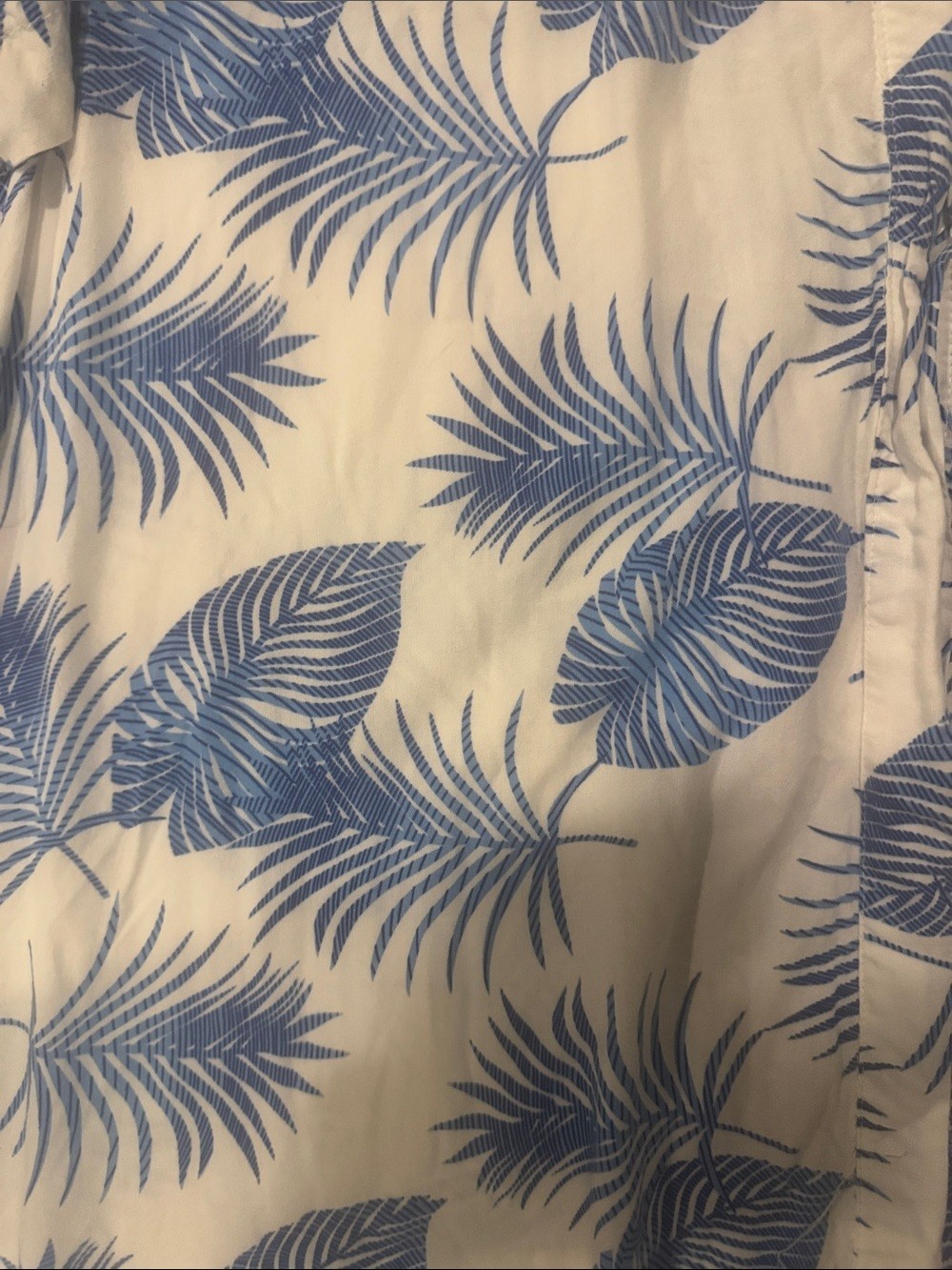 Refka Tropical Leaf Print Button Up Long Sleeve Maxi Dress in Size 12