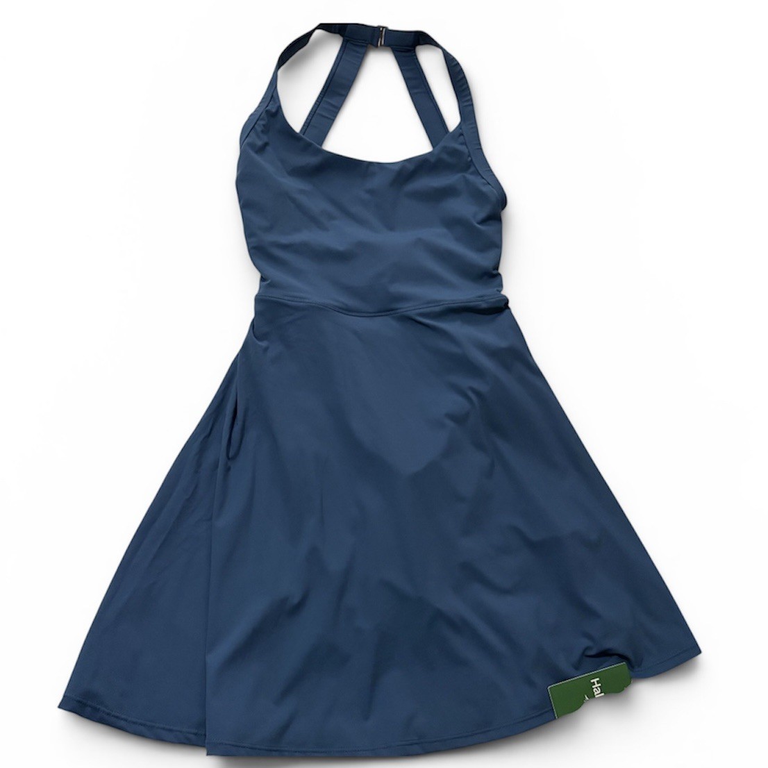 Halara Athletic Dress S Blue Softlyzero Airy Twisted Easy Peezy Dance Active NWT