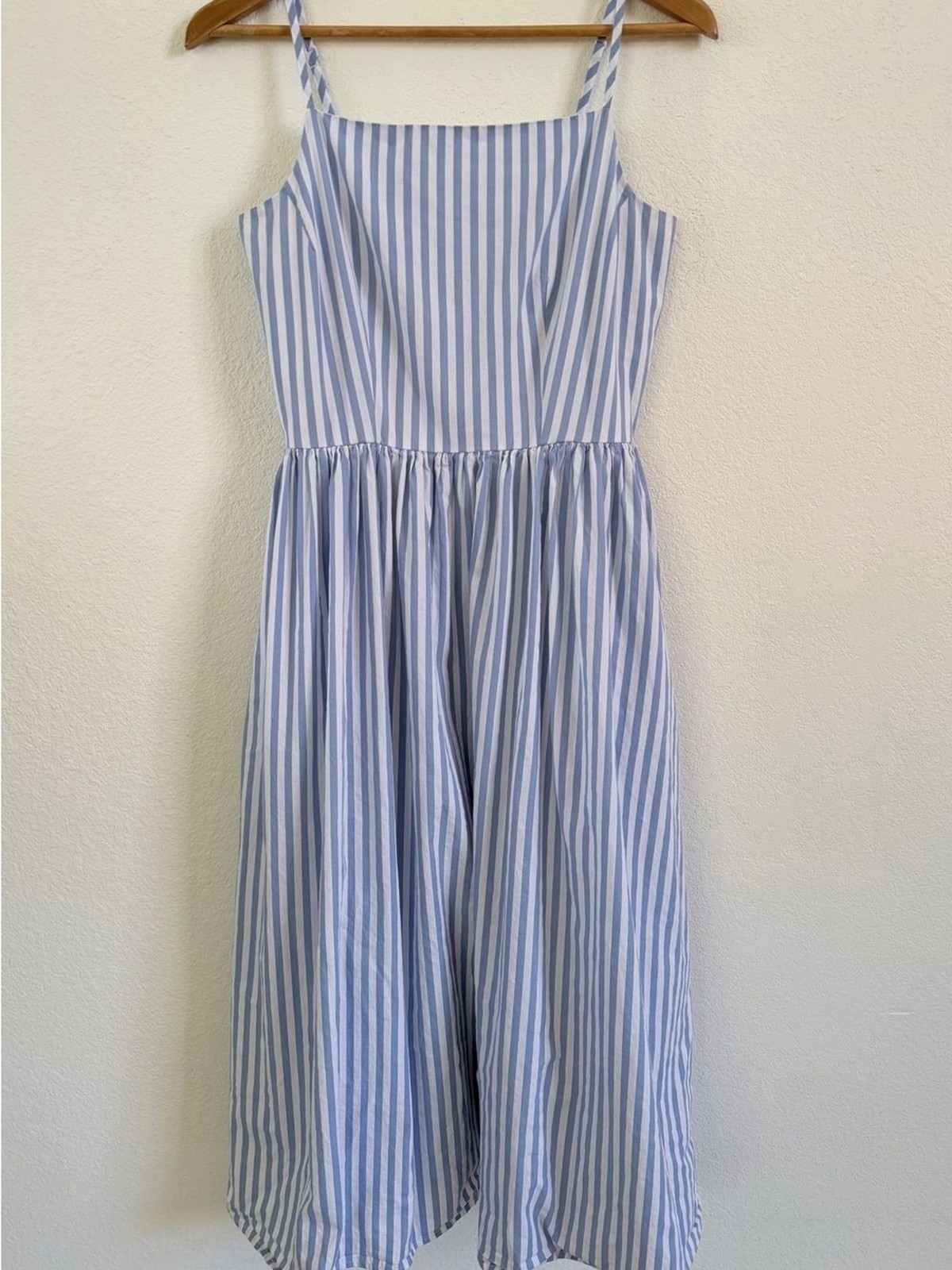 Women’s Striped Sundress with Spaghetti Straps