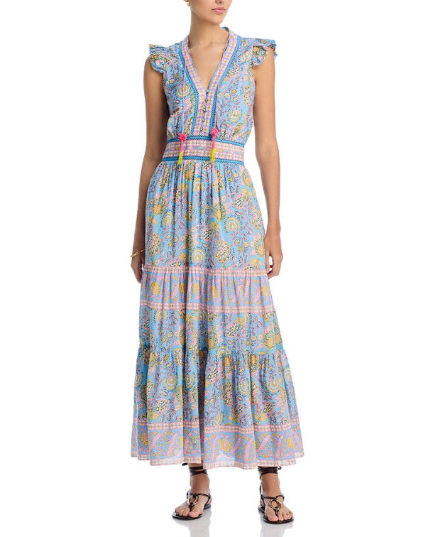 Bell Annabelle Maxi Dress MSRP $420 Size M # 14A 2594 Blm