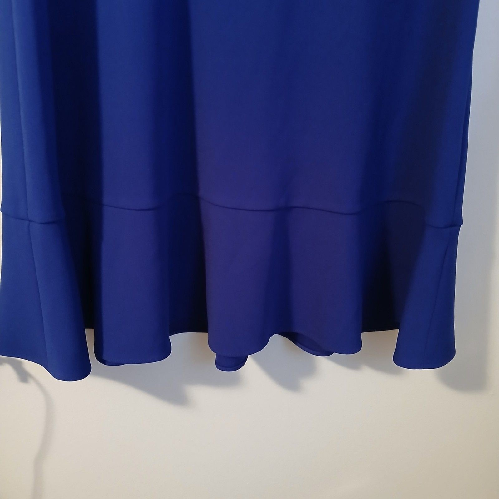 DKNY Elegant Royal Blue A-line Mermaid Hem Cocktail Party Dress Size 12 NEW