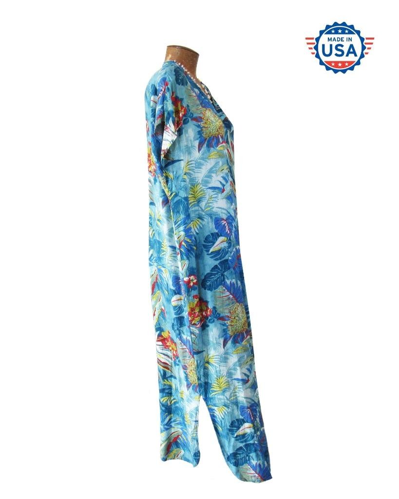 Gorgeous Flowy & Effortless Style “KAMUELA” Jams World Long Kaftan Dress XSMALL
