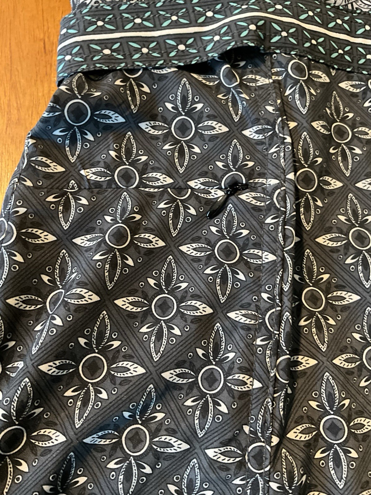 ATHLETA Gray Teal Pack Anywhere Quick Dry Halter Padded Smocked Sun Dress Sz M