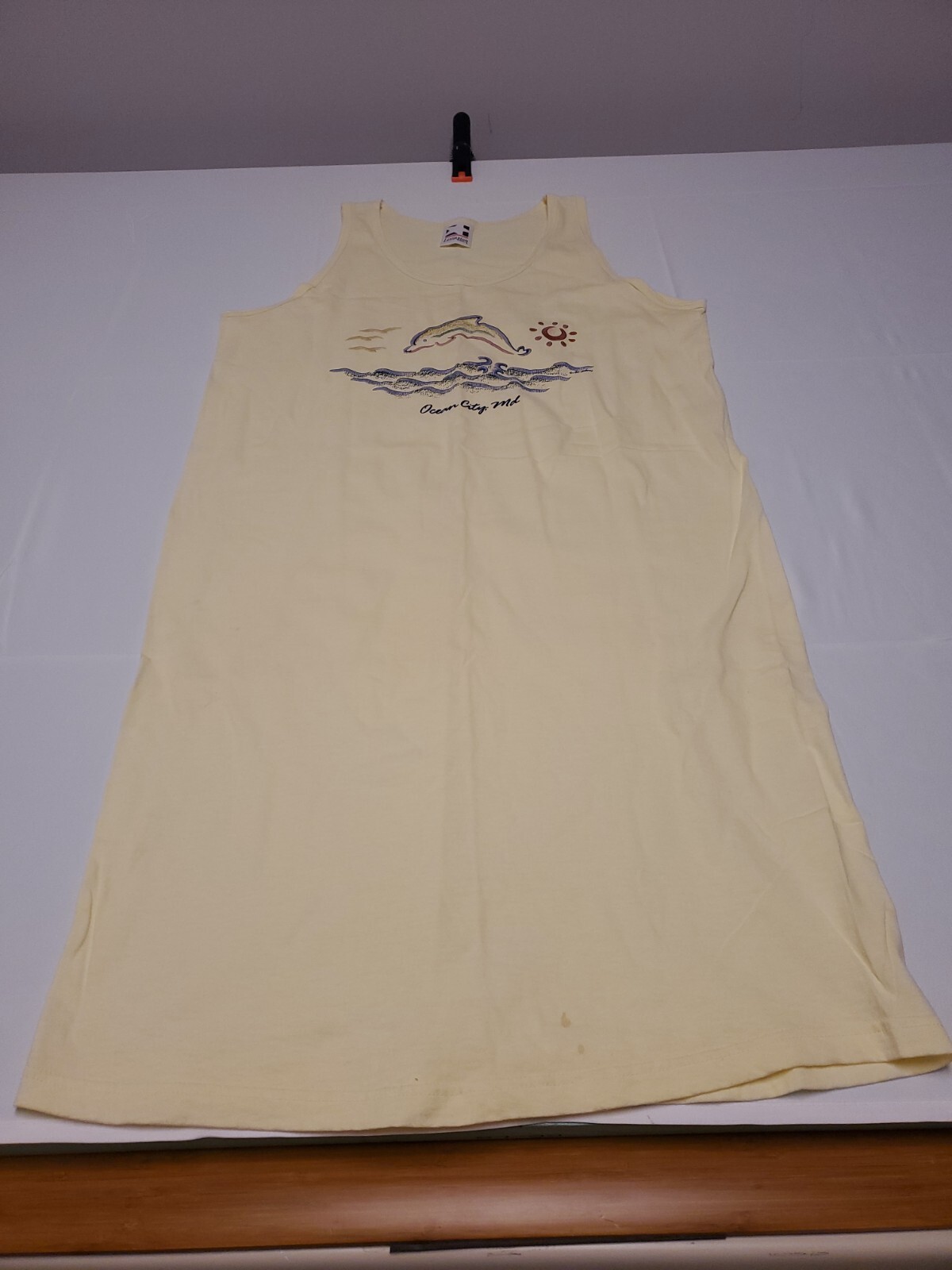Womens Sleeveless Casual T Shirt Dress OCMD Swing Beach Loose Tank Sundress Top