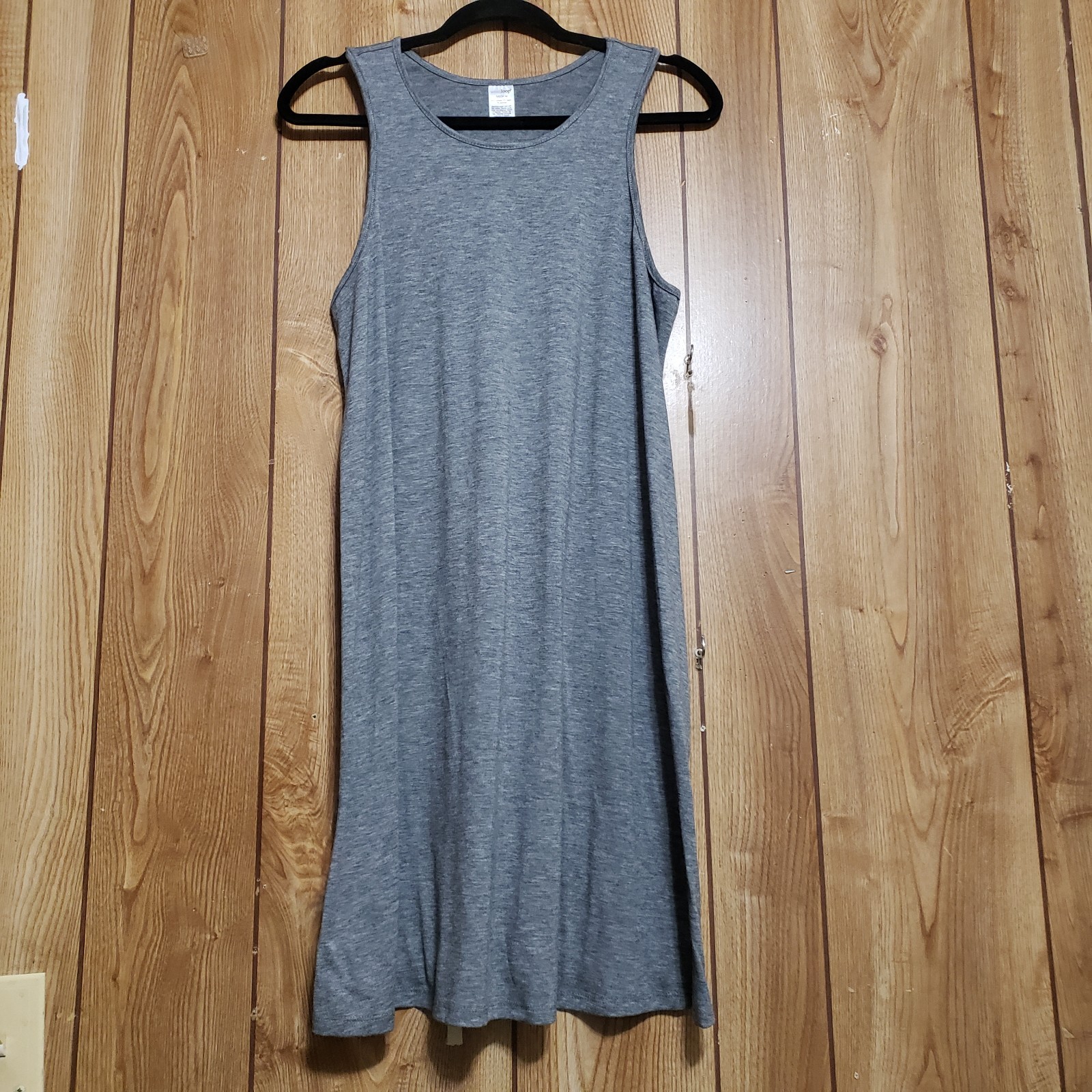 A-line Swing Dress Size Med Grey Comfort Summer Vibes Beach Capsule Wardrobe