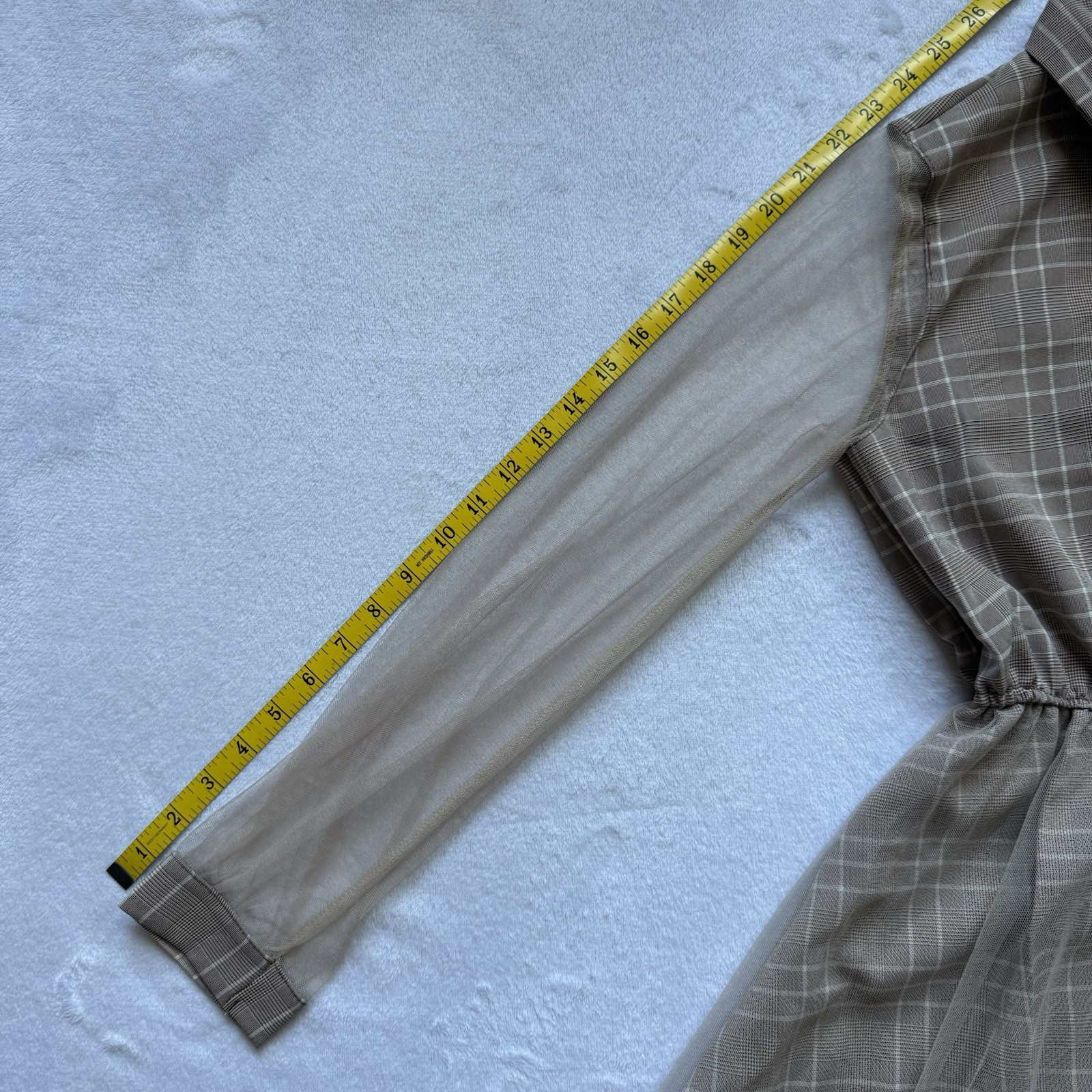 VTG Bespoke Handmade Unlabeled Dress S Cottagecore Prairie Trad 60s Layer Flare