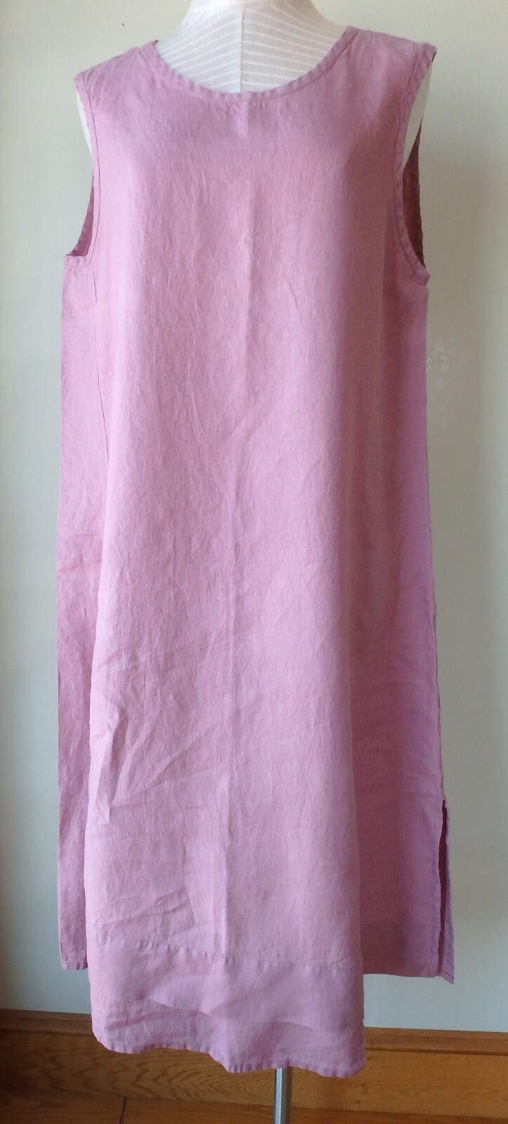 FLAX Designs LINEN DRESS S & L NWT Vancouver Dress BLOSSOM