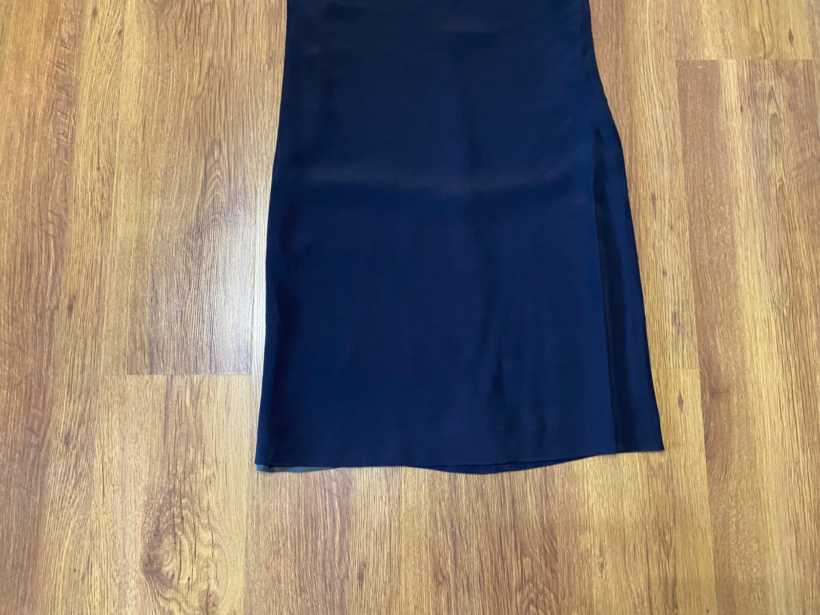 GIANFRANCO FERRE STUDIO DARK BROWN CREPE PENCIL SLEEVELESS DRESS-IT 42,UK 10