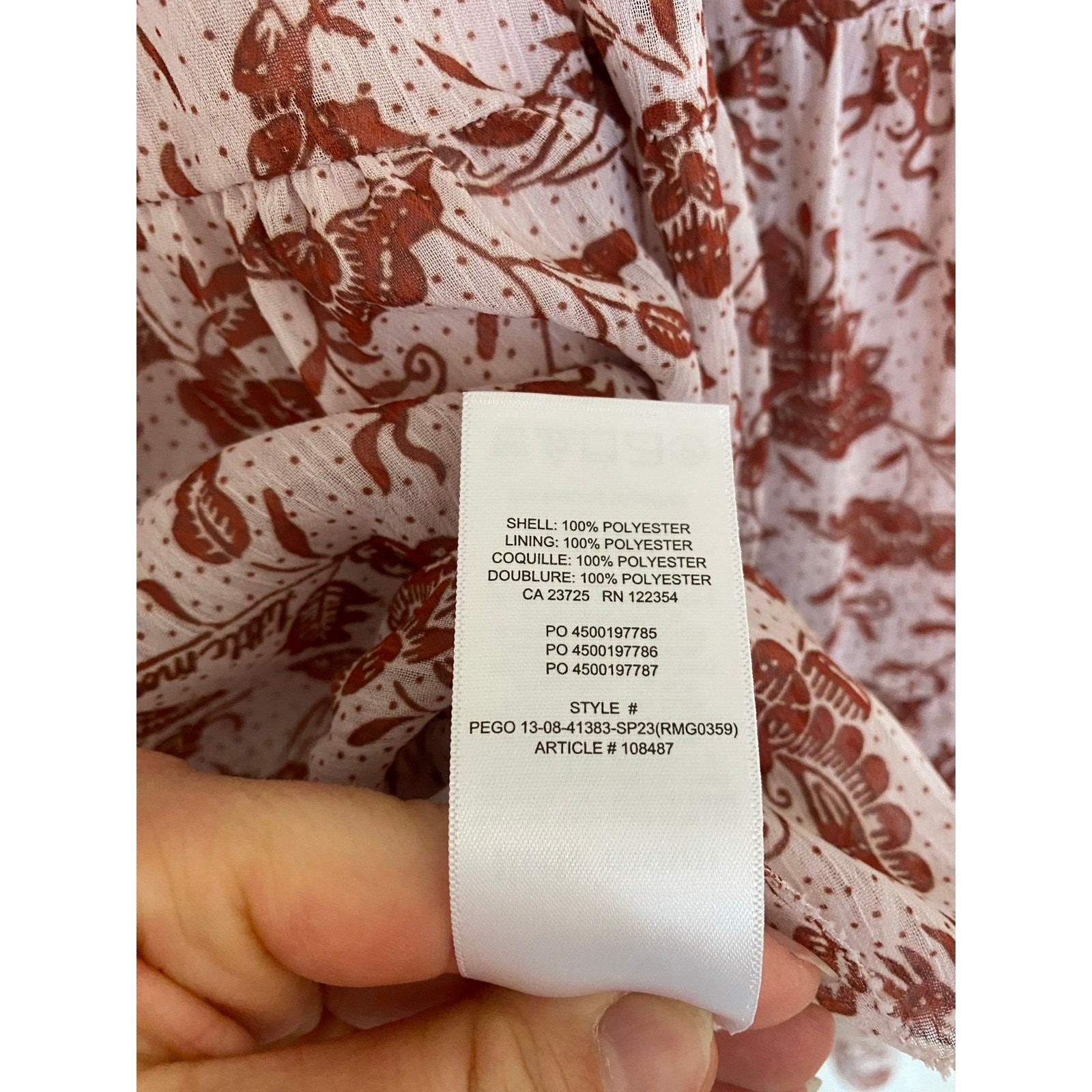 Aritzia Little Moon Pink Floral Rhea Mini Dress Size Medium