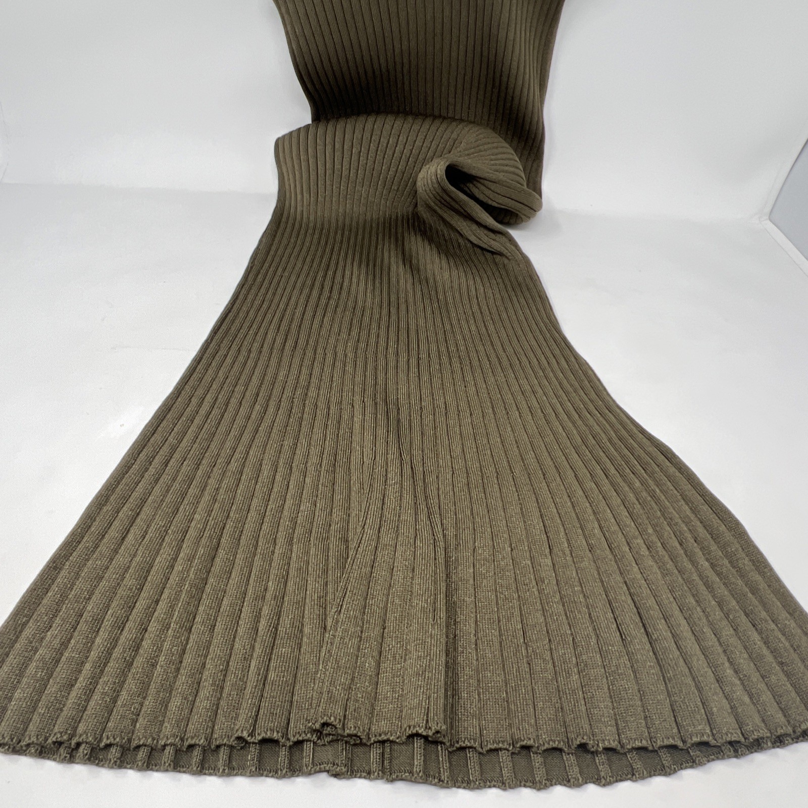 MM. Lafleur Dylan Dress Slinky Knit Safari Green Size XS