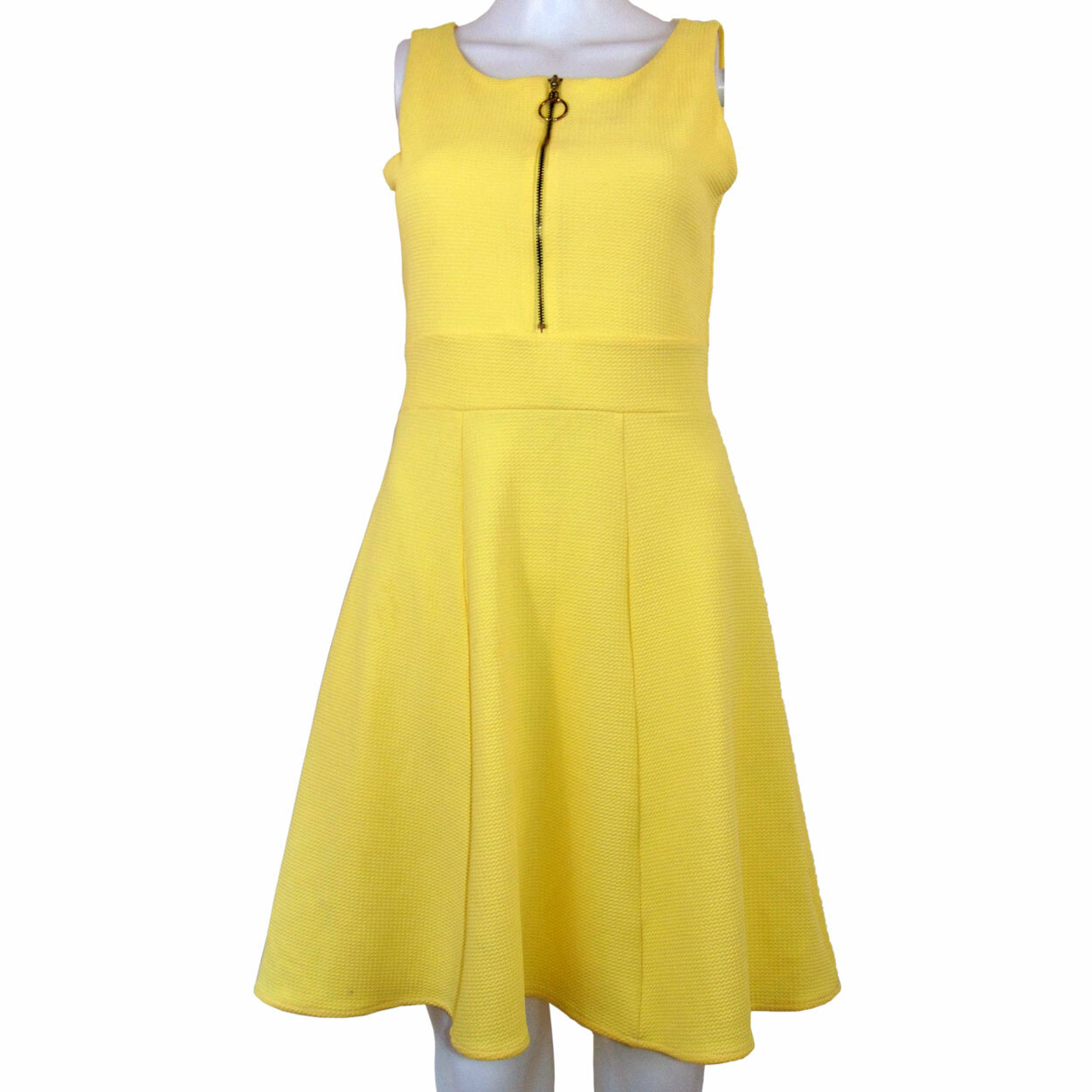 Annie 50 Yellow Fit and Flare Open Back Dress Size S – ($210)