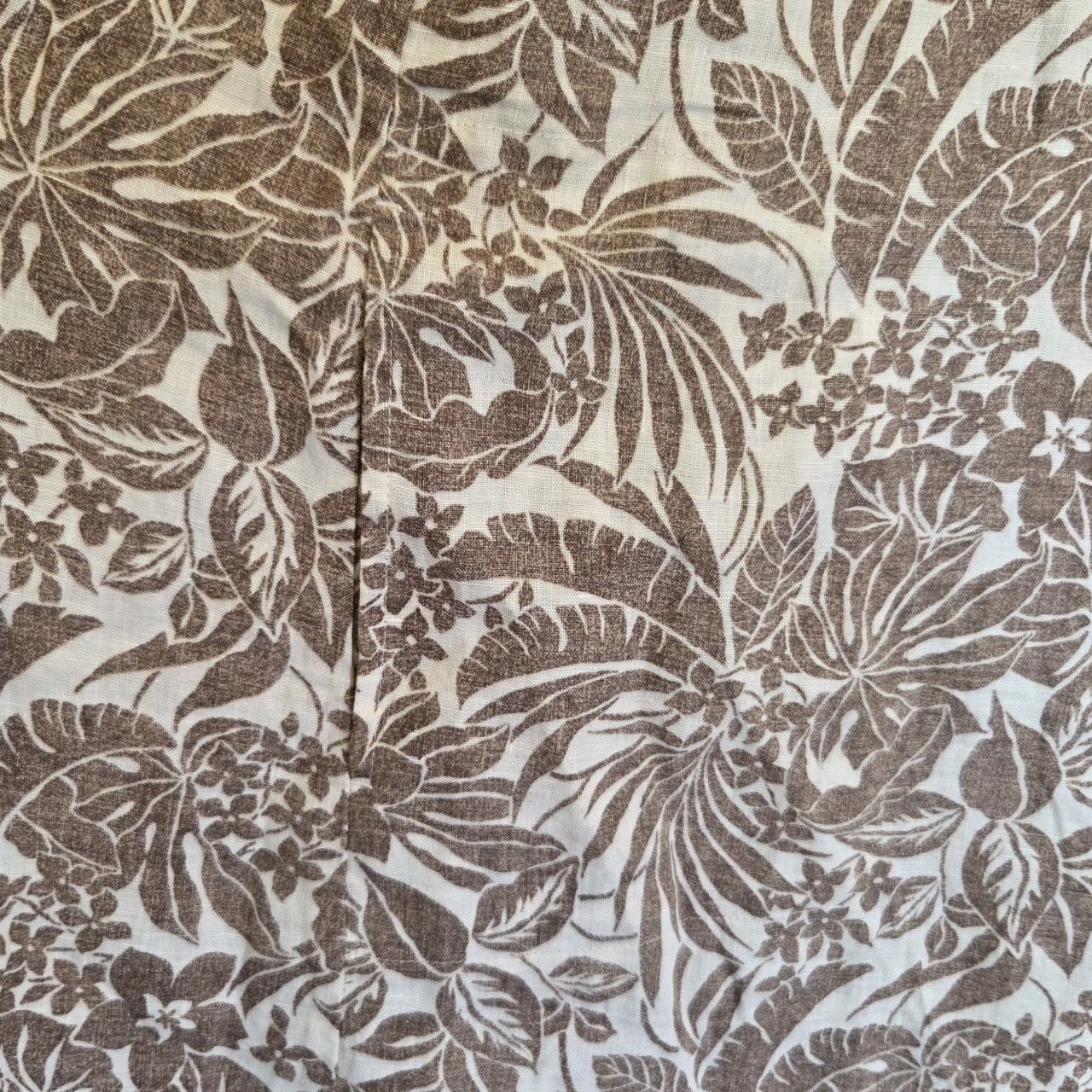 J. Jill Linen Floral Sleeveless Shift Dress Knee Length Beige/Brown Plus 4X