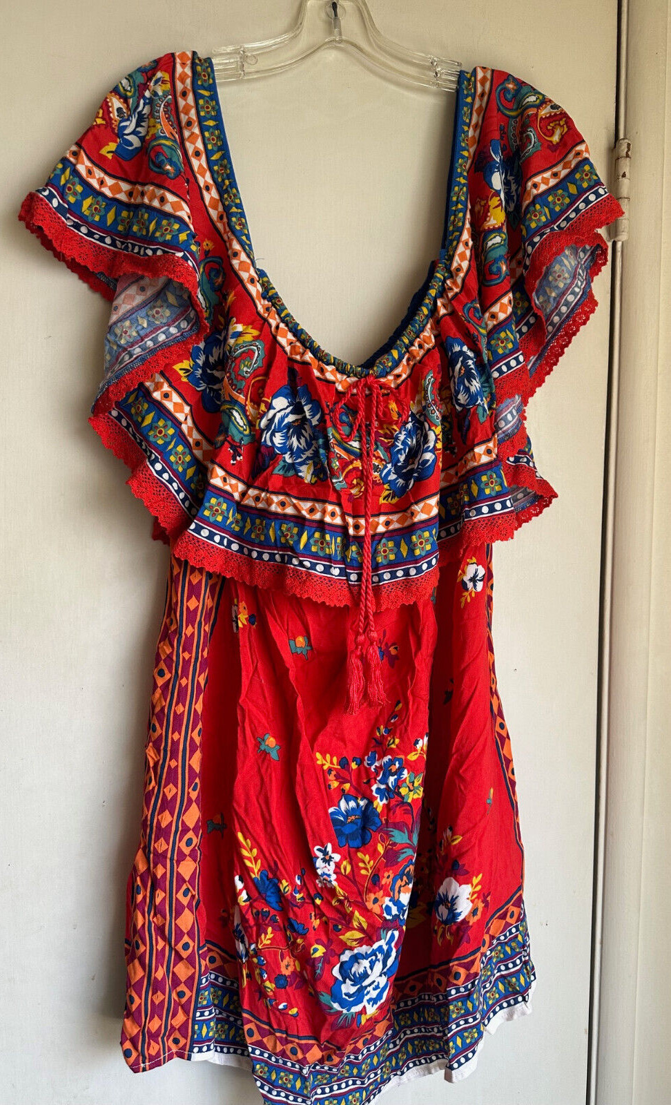 Flying Tomato Colorful Sleeveless Sundress – Size Larg – Brand New with Tags!