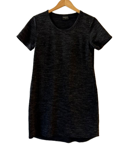 32 Degrees COOL T-Shirt Dress Size S Grey Scoop Neck Short Sleeve Pullover Mini