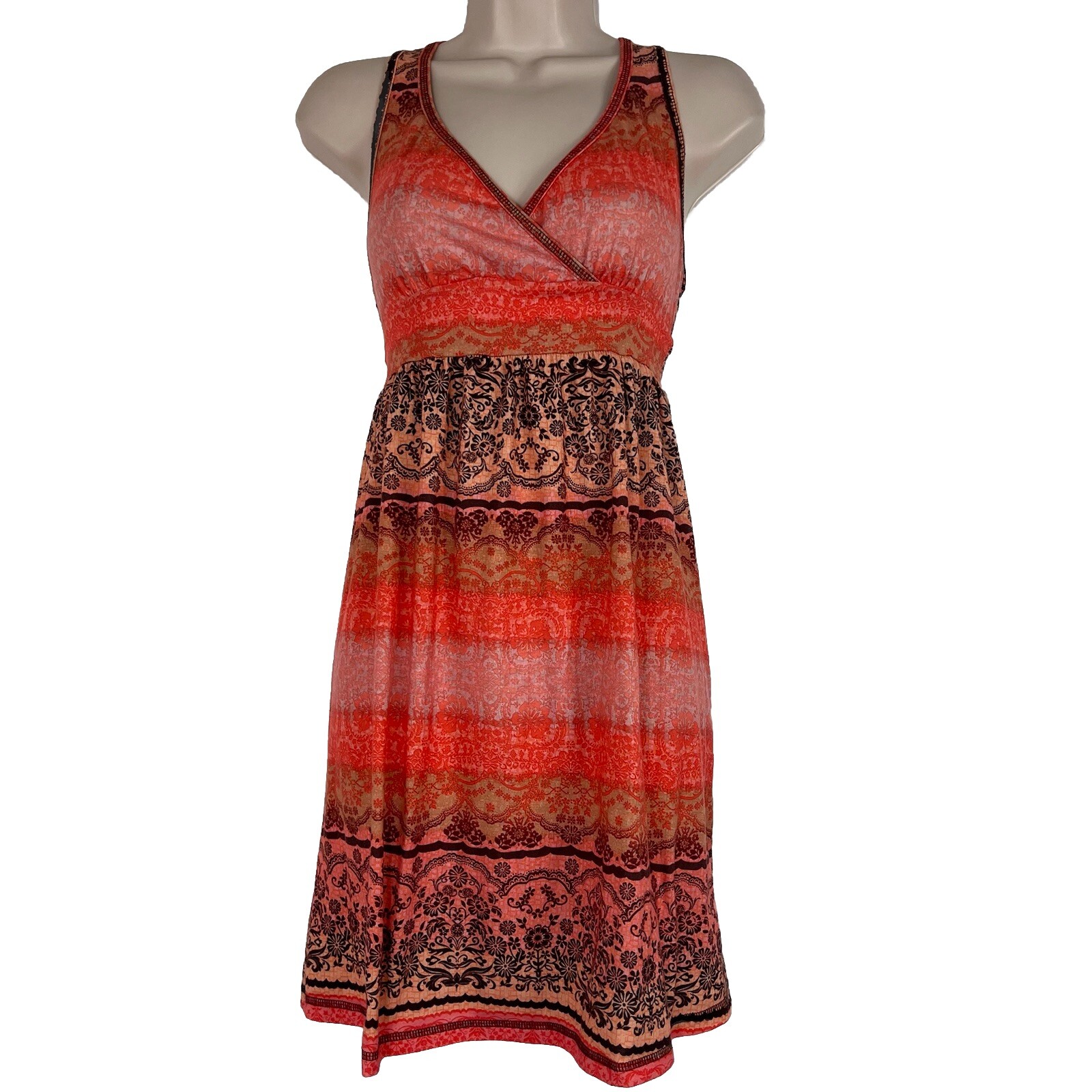 Mudd Sundress Women’s Medium Sleeveless Floral Above Knee Fit & Flare A-Line