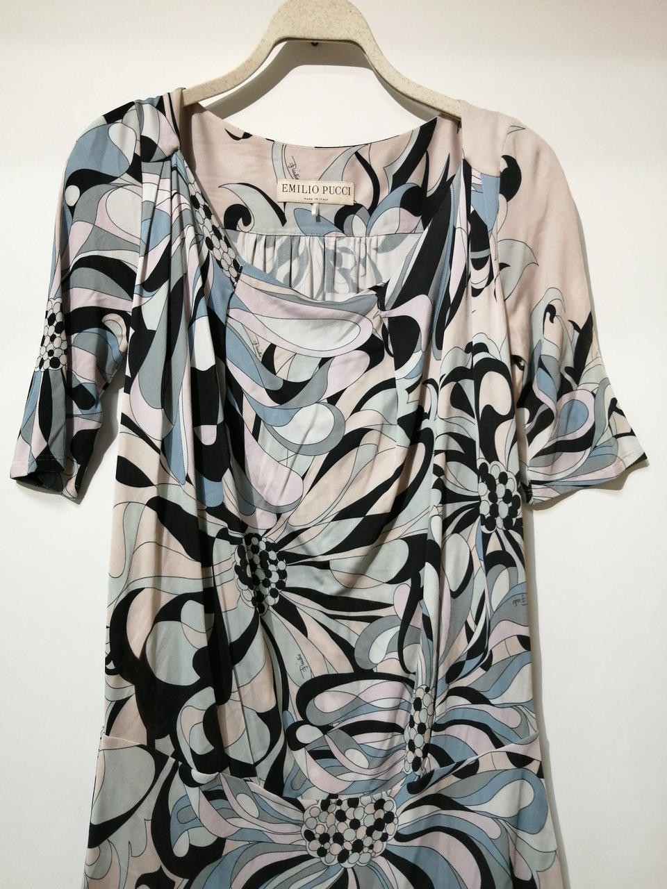 EMILIO PUCCI Short Sleeve Dress Length 39.3 inches Size 40