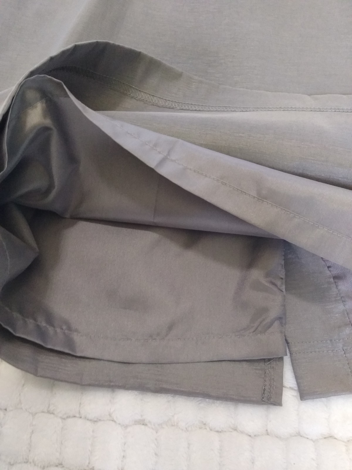 Simply Liliana Y2K Metallic Pewter Gray Sexy Sheath Pencil Dress Size XS