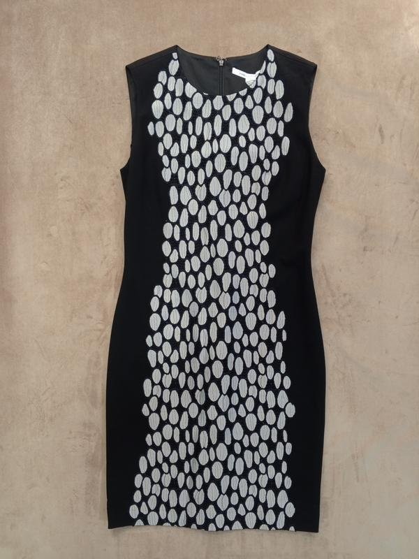 Women Diane Von Furstenberg Dress Grey Viscose 36