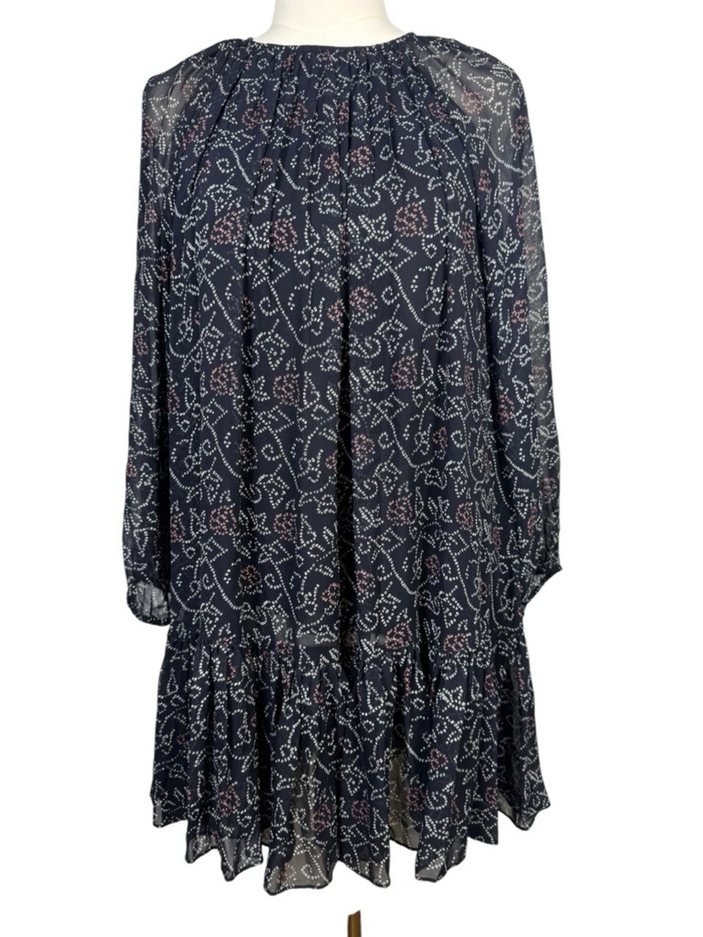 Ulla Johnson Silk Adena Mini Dress Shibori Size 2