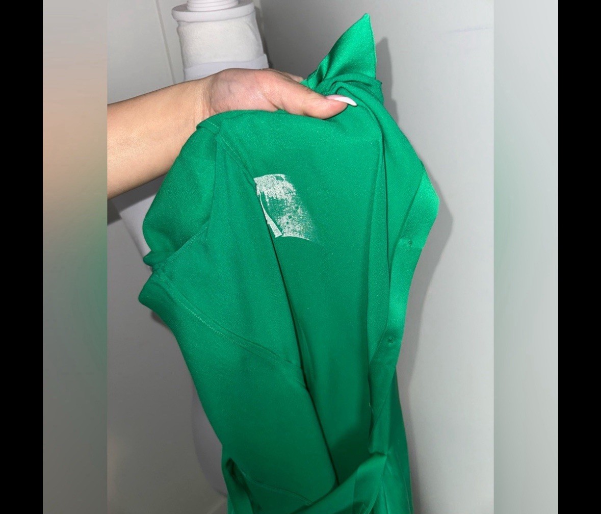 Jil Sander Constance Emerald Green Silk Mini Dress/Size 4-6