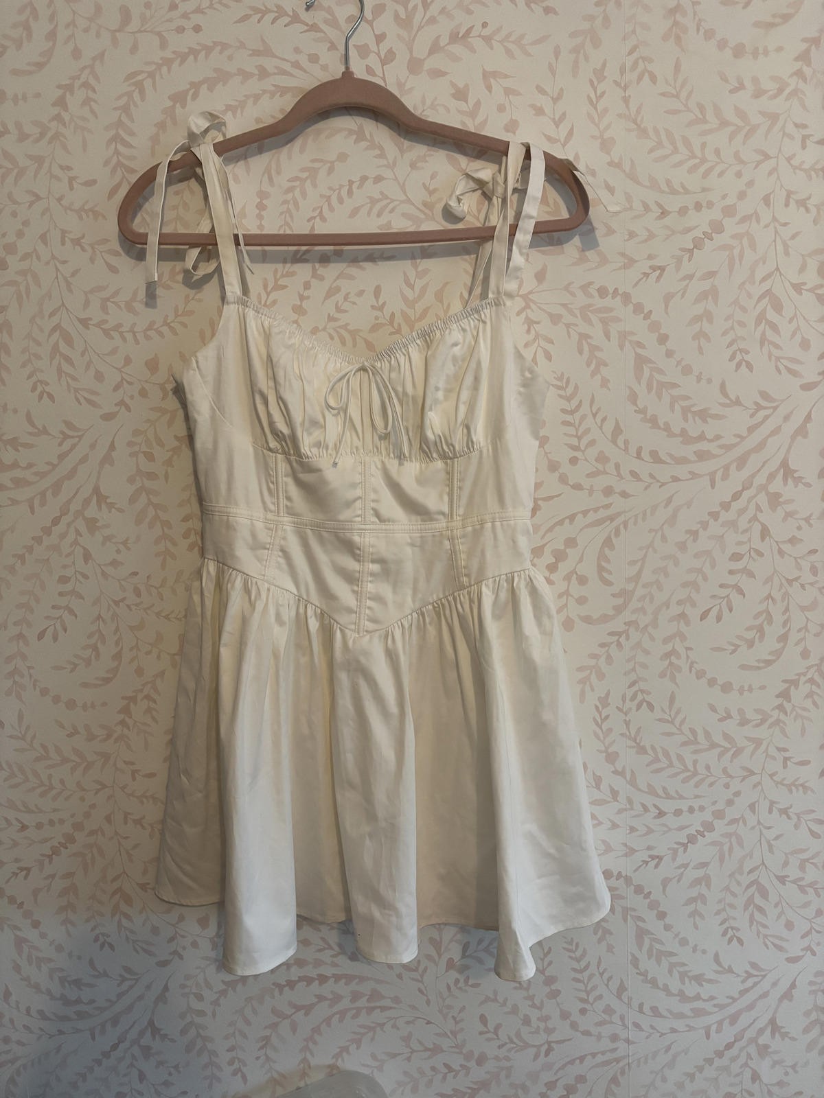 NWOT For Love and Lemons White Corset Peasent Dress