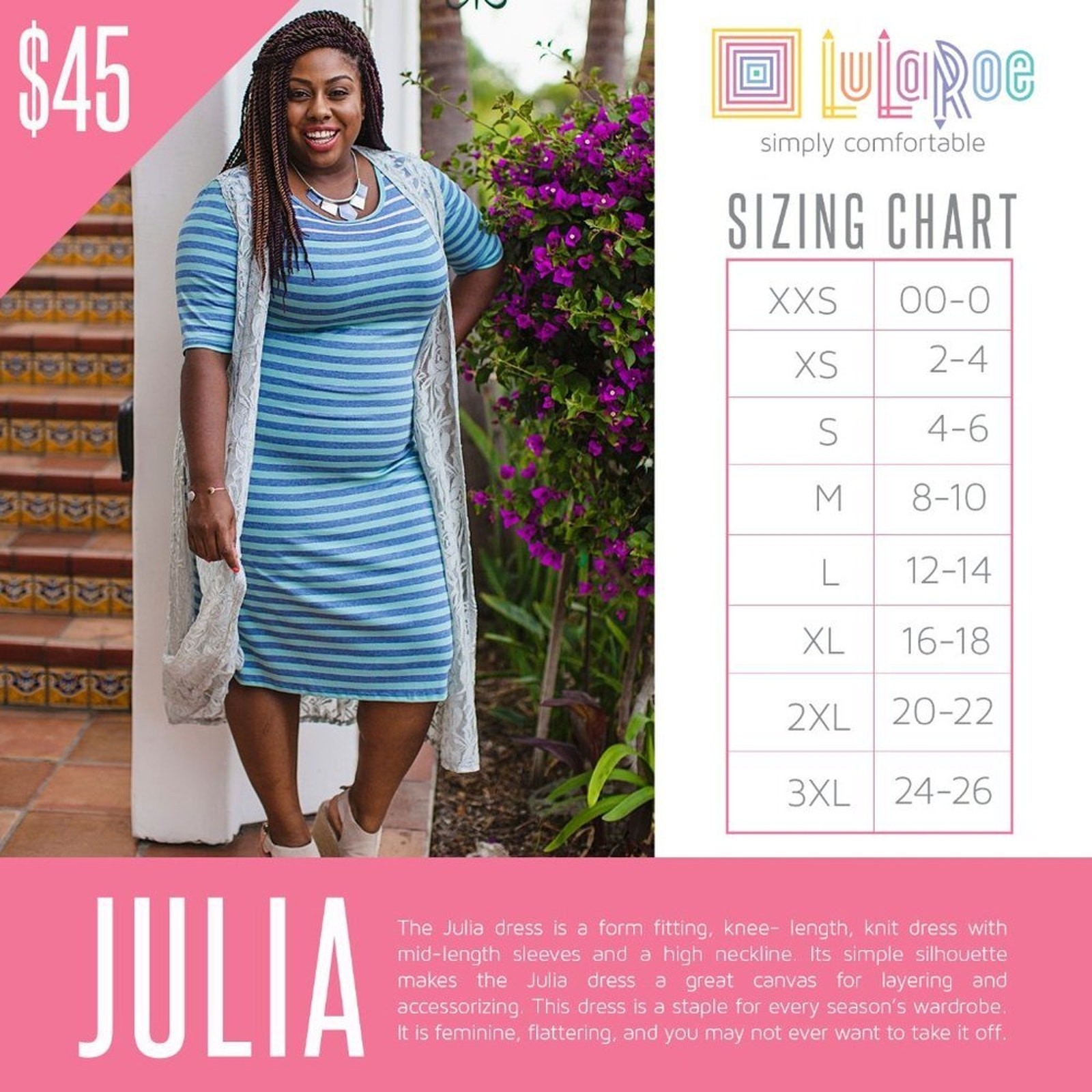LuLaRoe Julia Dress