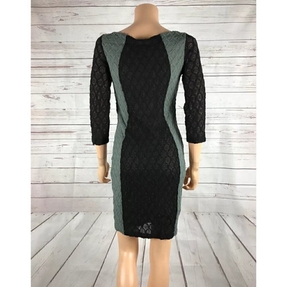 Bailey 44 Knit Lace Colorblock Sheath Dress NWT MEDIUM