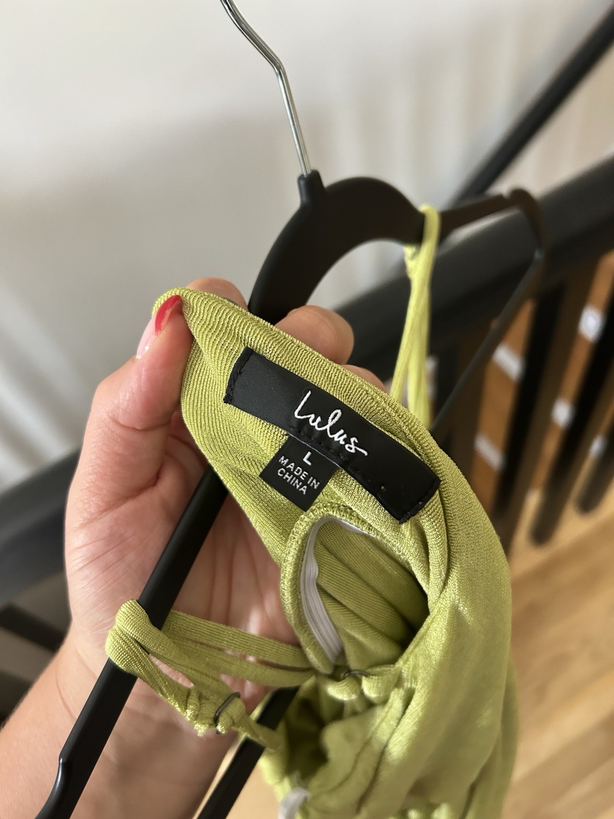 Light Green Surplice Midi Dress Lulus Size Large