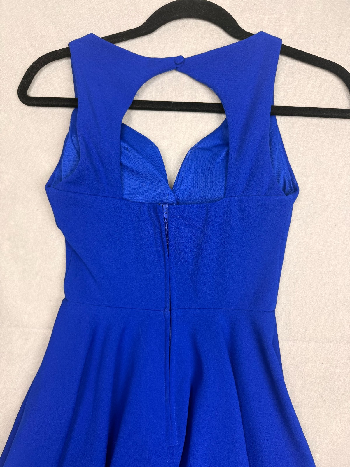 B DARLIN Junior’s Royal Blue Hi-low Fit & Flare Dress Size 0